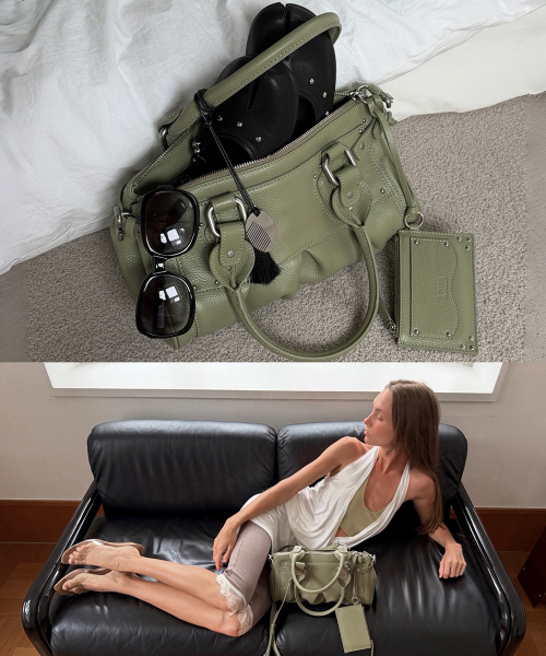 ASURA（アスラ）の「CITY BAG (OLIVE)（ショルダーバッグ・レディース・その他・OS）」の4枚目の写真