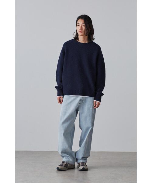 YLEVE（イレーヴ）の「YLEVE / ITALIAN BLUSHED WOOL KN P/O（ニット/セーター・メンズ・ネイビー・4/5）」の9枚目の写真