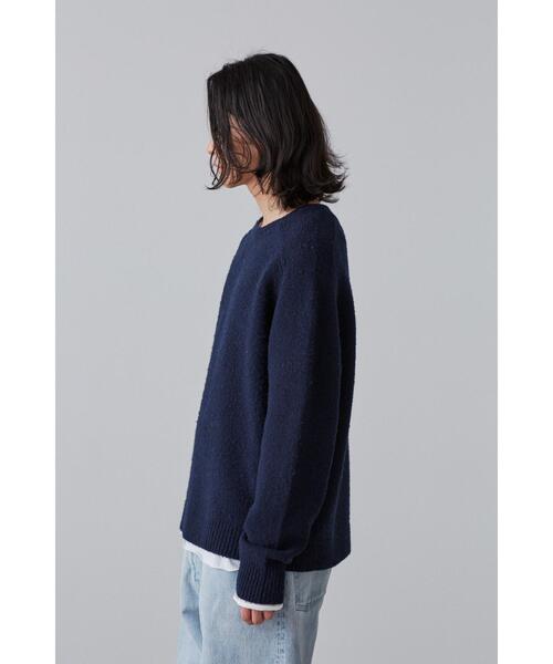 YLEVE（イレーヴ）の「YLEVE / ITALIAN BLUSHED WOOL KN P/O（ニット/セーター・メンズ・ネイビー・4/5）」の10枚目の写真