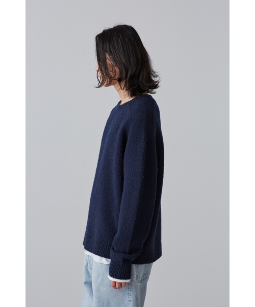 YLEVE（イレーヴ）の「YLEVE / ITALIAN BLUSHED WOOL KN P/O（ニット/セーター・メンズ・ネイビー・4/5）」の3枚目の写真