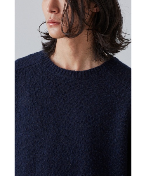 YLEVE（イレーヴ）の「YLEVE / ITALIAN BLUSHED WOOL KN P/O（ニット/セーター・メンズ・ネイビー・4/5）」の5枚目の写真