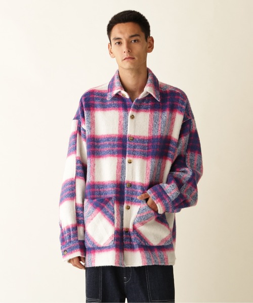B omnivore / ビーオムニボー　SHAGGY SHIRT CHECK