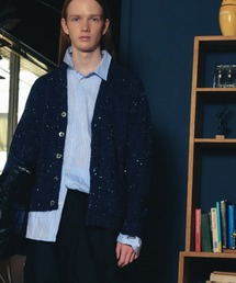【ADAMPATEK/アダムパテック】 a/p blend sequined cardigan スパンコール糸カーディガン