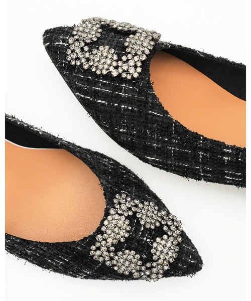 Emma Francis(エマフランシス)の「【早割5%OFF|9/27(日)まで】ビジュー 3cm パンプス(パンプス・レディース・ブラウン/ブラック/ブルー・24.5cm/24.0cm/25.0cm/22.5cm/23.0cm/23.5cm/22.0cm)」の7枚目の写真