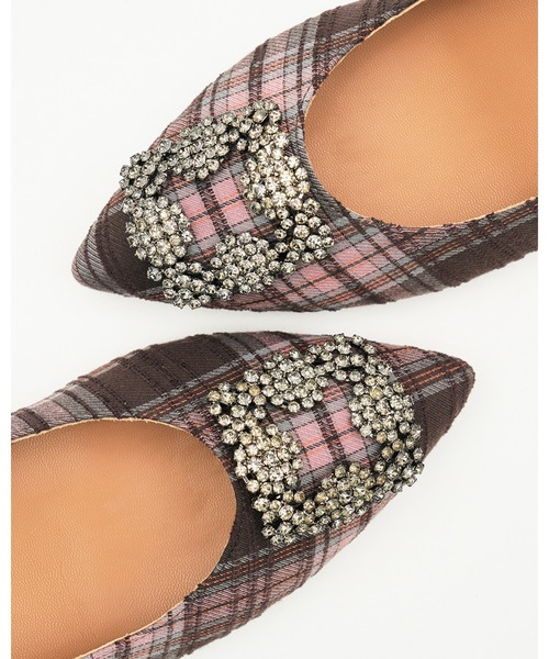 Emma Francis(エマフランシス)の「【早割5%OFF|9/27(日)まで】ビジュー 3cm パンプス(パンプス・レディース・ブラウン/ブラック/ブルー・24.5cm/24.0cm/25.0cm/22.5cm/23.0cm/23.5cm/22.0cm)」の17枚目の写真