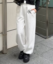 ラインストーンスウェットPT