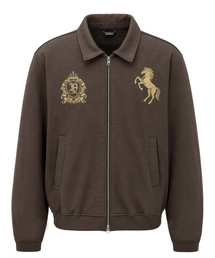 IDWS（アイドンワナセル）の「Riding Club Collar Cardigan Brown（その他アウター）」