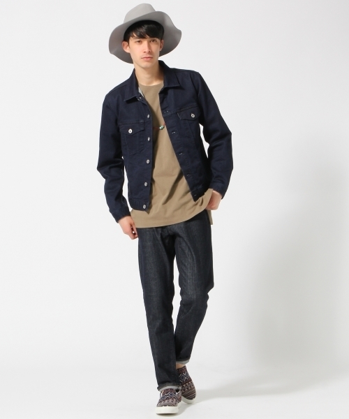 RAGEBLUE(レイジブルー)の「【抜群の着心地!】ジョグデニムジャケット/717761(デニムジャケット・メンズ・ネイビー/ホワイト/ブルー・MEDIUM/LARGE)」の20枚目の写真