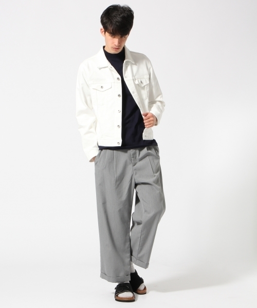 RAGEBLUE(レイジブルー)の「【抜群の着心地!】ジョグデニムジャケット/717761(デニムジャケット・メンズ・ネイビー/ホワイト/ブルー・MEDIUM/LARGE)」の19枚目の写真