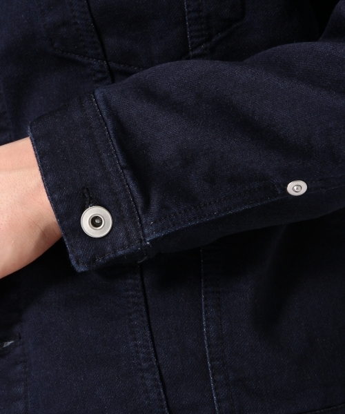 RAGEBLUE(レイジブルー)の「【抜群の着心地!】ジョグデニムジャケット/717761(デニムジャケット・メンズ・ネイビー/ホワイト/ブルー・MEDIUM/LARGE)」の13枚目の写真