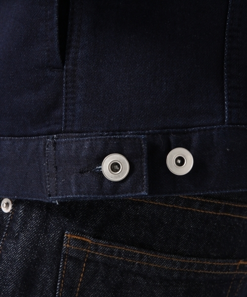 RAGEBLUE(レイジブルー)の「【抜群の着心地!】ジョグデニムジャケット/717761(デニムジャケット・メンズ・ネイビー/ホワイト/ブルー・MEDIUM/LARGE)」の16枚目の写真