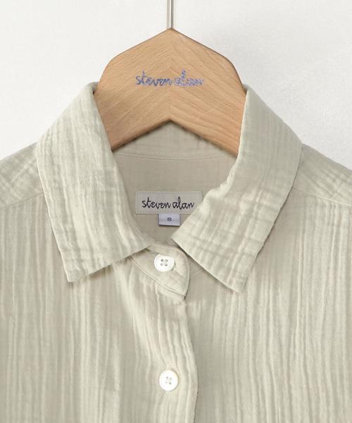 Steven Alan(スティーブンアラン)の「<Steven Alan>COTTON GAUZE LONG SHIRT/シャツ(シャツ/ブラウス・レディース・ホワイト/ナチュラル・SMALL/MEDIUM)」の11枚目の写真