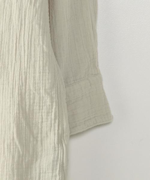 Steven Alan(スティーブンアラン)の「<Steven Alan>COTTON GAUZE LONG SHIRT/シャツ(シャツ/ブラウス・レディース・ホワイト/ナチュラル・SMALL/MEDIUM)」の12枚目の写真