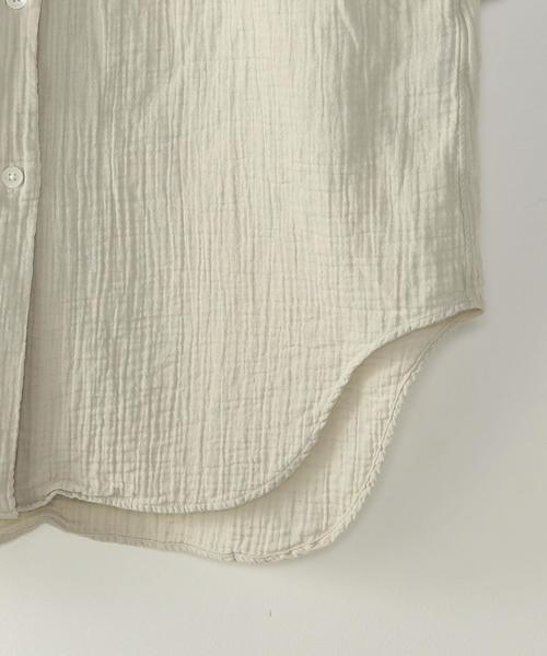 Steven Alan(スティーブンアラン)の「<Steven Alan>COTTON GAUZE LONG SHIRT/シャツ(シャツ/ブラウス・レディース・ホワイト/ナチュラル・SMALL/MEDIUM)」の4枚目の写真