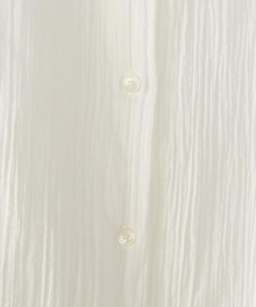 Steven Alan(スティーブンアラン)の「<Steven Alan>COTTON GAUZE LONG SHIRT/シャツ(シャツ/ブラウス・レディース・ホワイト/ナチュラル・SMALL/MEDIUM)」の7枚目の写真