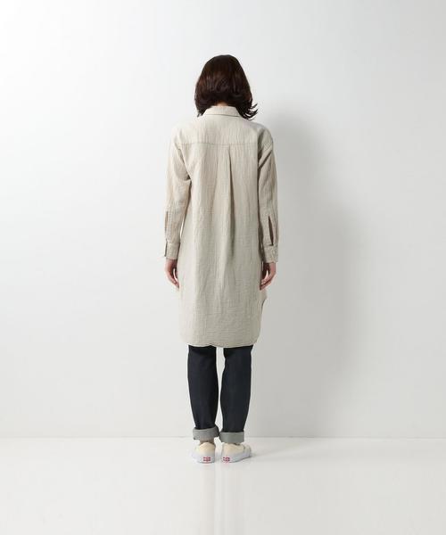 Steven Alan(スティーブンアラン)の「<Steven Alan>COTTON GAUZE LONG SHIRT/シャツ(シャツ/ブラウス・レディース・ホワイト/ナチュラル・SMALL/MEDIUM)」の3枚目の写真