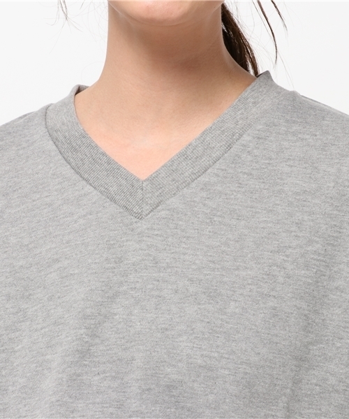 earth music&ecology（アースミュージックアンドエコロジー）の「【2016Autumn】Ｖネックプルオーバー（Tシャツ/カットソー・レディース・杢グレー/ネイビー/アイボリー/カーキ・FREE）」の8枚目の写真