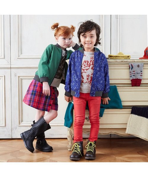 BREEZE（ブリーズ）の「ネット限定2柄リバーシブルブルゾン（ブルゾン・キッズ・レッド/カーキ・100/120/130/90/80/110/95/140）」の3枚目の写真