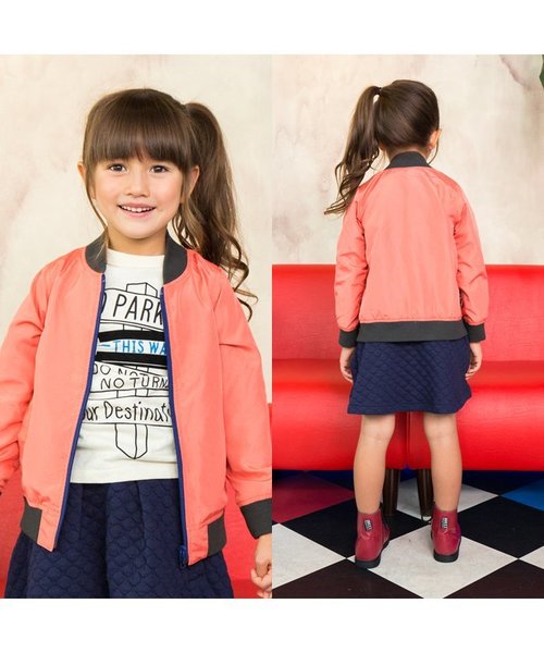 BREEZE（ブリーズ）の「ネット限定2柄リバーシブルブルゾン（ブルゾン・キッズ・レッド/カーキ・100/120/130/90/80/110/95/140）」の20枚目の写真