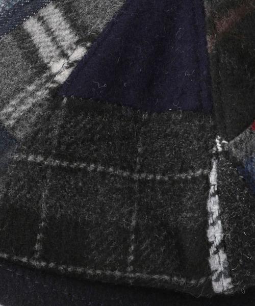 green label relaxing（グリーンレーベルリラクシング）の「・[グリッロ] BC GRILLO PATCH/W キャスケット◆（ハンチング/ベレー帽・メンズ・ダークグレー/ダークブラウン・FREE）」の5枚目の写真