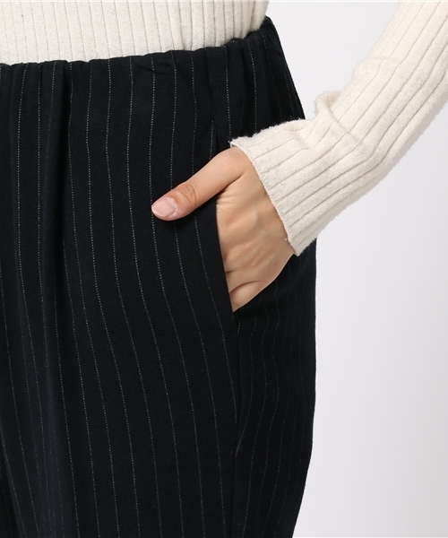 laboratory work（ラボラトリーワーク）の「ＴＲ起毛裾ダブル付けゴムパンツ（その他パンツ・レディース・ネイビー/ブラック/グレー系その他・MEDIUM）」の9枚目の写真