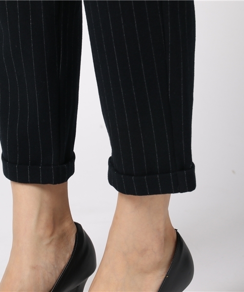 laboratory work（ラボラトリーワーク）の「ＴＲ起毛裾ダブル付けゴムパンツ（その他パンツ・レディース・ネイビー/ブラック/グレー系その他・MEDIUM）」の10枚目の写真