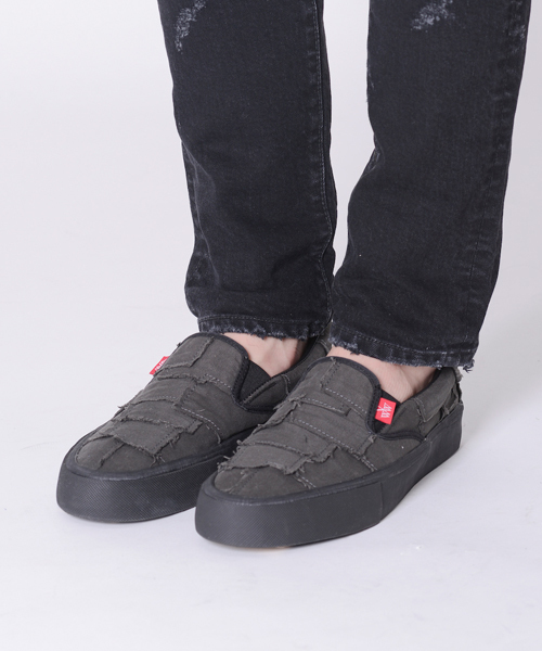 VIRGOwearworks（ヴァルゴウェアワークス）の「Puzzle [original fat sole slip-on]（スリッポン・メンズ・ブラック/カーキ/ネイビー・28.5/23.5/26.5/27.5）」の14枚目の写真