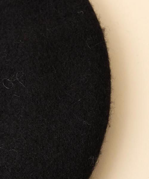 coen(コーエン)の「カラーベレー3(ハンチング/ベレー帽・レディース・ベージュ/ワインレッド/ブラック/グレー・FREE)」の15枚目の写真