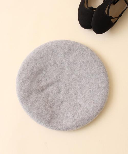 coen(コーエン)の「カラーベレー3(ハンチング/ベレー帽・レディース・ベージュ/ワインレッド/ブラック/グレー・FREE)」の17枚目の写真