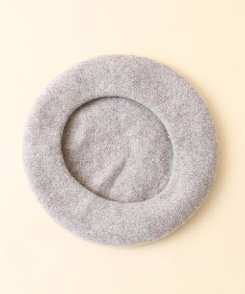 coen(コーエン)の「カラーベレー3(ハンチング/ベレー帽・レディース・ベージュ/ワインレッド/ブラック/グレー・FREE)」の8枚目の写真