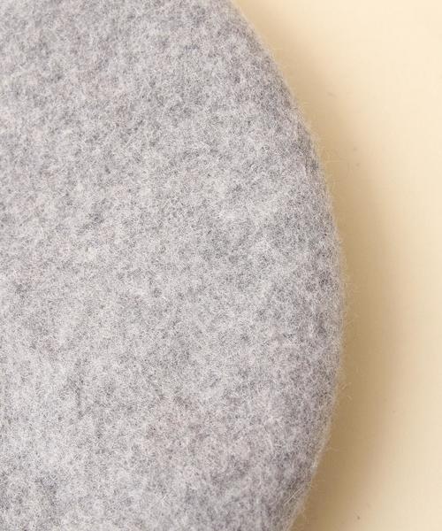 coen(コーエン)の「カラーベレー3(ハンチング/ベレー帽・レディース・ベージュ/ワインレッド/ブラック/グレー・FREE)」の9枚目の写真