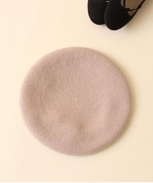 coen(コーエン)の「カラーベレー3(ハンチング/ベレー帽・レディース・ベージュ/ワインレッド/ブラック/グレー・FREE)」の10枚目の写真