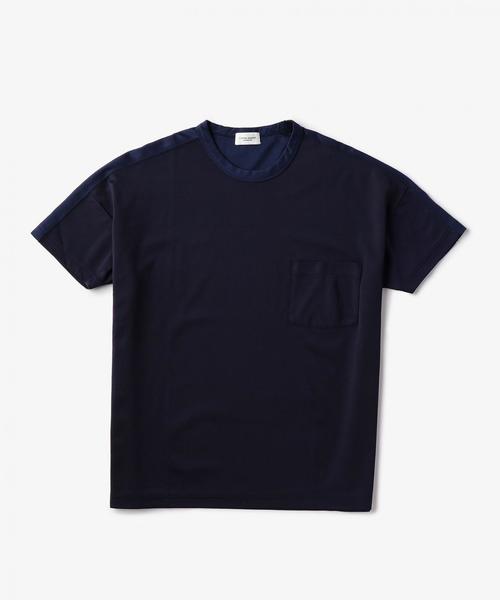 UNITED ARROWS(ユナイテッドアローズ)の「USCM ブライト ポンチ クルーネック ◆(Tシャツ/カットソー・メンズ・ネイビー/ワインレッド・LARGE/SMALL/MEDIUM)」の2枚目の写真