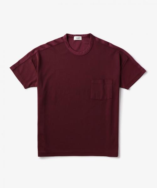 UNITED ARROWS(ユナイテッドアローズ)の「USCM ブライト ポンチ クルーネック ◆(Tシャツ/カットソー・メンズ・ネイビー/ワインレッド・LARGE/SMALL/MEDIUM)」の1枚目の写真