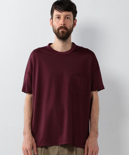 UNITED ARROWS(ユナイテッドアローズ)の「USCM ブライト ポンチ クルーネック ◆(Tシャツ/カットソー・メンズ・ネイビー/ワインレッド・LARGE/SMALL/MEDIUM)」の12枚目の写真