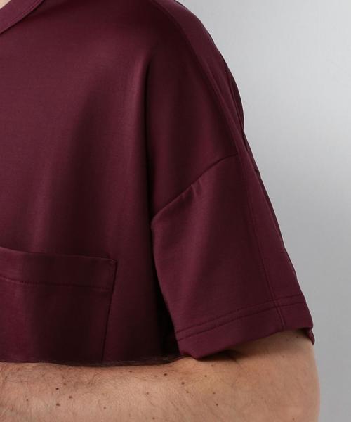 UNITED ARROWS(ユナイテッドアローズ)の「USCM ブライト ポンチ クルーネック ◆(Tシャツ/カットソー・メンズ・ネイビー/ワインレッド・LARGE/SMALL/MEDIUM)」の5枚目の写真