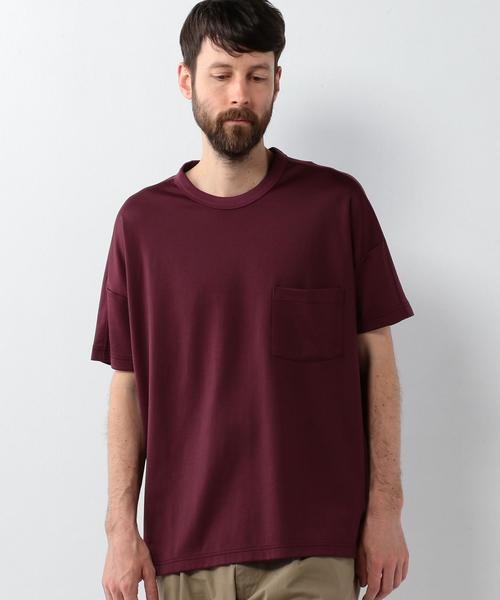 UNITED ARROWS(ユナイテッドアローズ)の「USCM ブライト ポンチ クルーネック ◆(Tシャツ/カットソー・メンズ・ネイビー/ワインレッド・LARGE/SMALL/MEDIUM)」の9枚目の写真