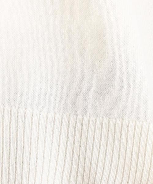 green label relaxing（グリーンレーベルリラクシング）の「KF ウールカシミヤ ワイド リッタイ Vネック ニット ◆（ニット/セーター・レディース・ライトグレー/ライトブルー/ベージュ/ネイビー/オフホワイト/オリーブ/ピンク/イエロー・FREE）」の9枚目の写真