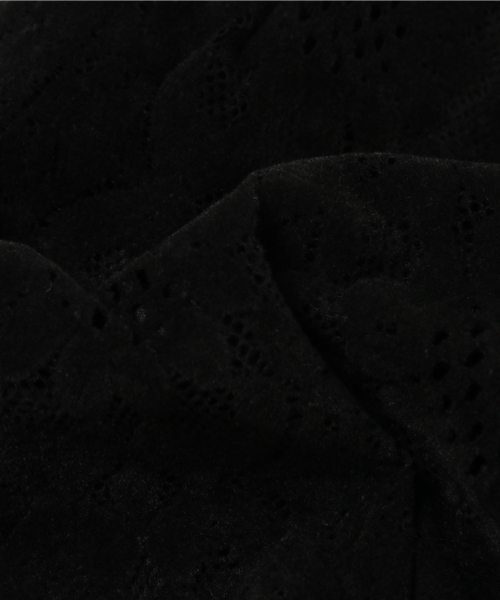 RAY CASSIN（レイカズン）の「スウェードレースミニスカート（スカート・レディース・ブラック/ネイビー/キャメル・FREE）」の7枚目の写真