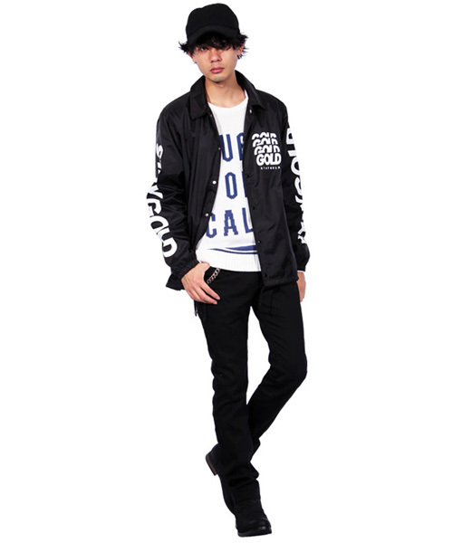 ８(eight)（エイト）の「ロゴ コーチジャケット ナイロンジャケット（ナイロンジャケット・メンズ・ブラック/ネイビー/カーキ/ワイン・MEDIUM/LARGE/X-LARGE）」の20枚目の写真