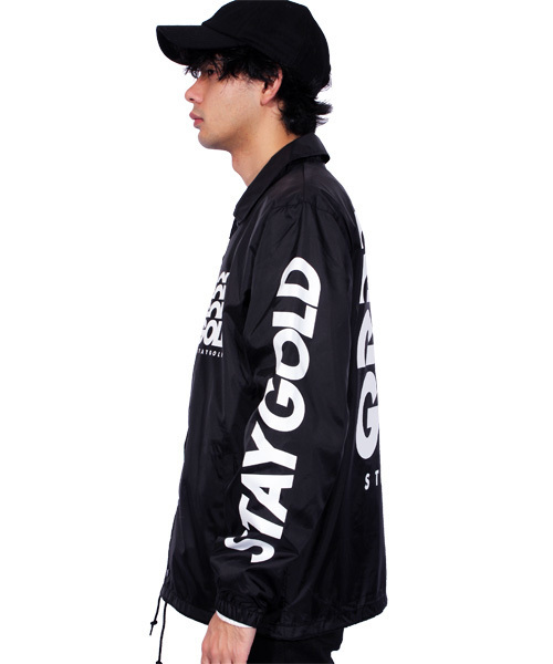 ８(eight)（エイト）の「ロゴ コーチジャケット ナイロンジャケット（ナイロンジャケット・メンズ・ブラック/ネイビー/カーキ/ワイン・MEDIUM/LARGE/X-LARGE）」の10枚目の写真