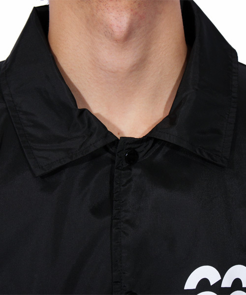 ８(eight)（エイト）の「ロゴ コーチジャケット ナイロンジャケット（ナイロンジャケット・メンズ・ブラック/ネイビー/カーキ/ワイン・MEDIUM/LARGE/X-LARGE）」の5枚目の写真