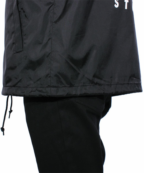 ８(eight)（エイト）の「ロゴ コーチジャケット ナイロンジャケット（ナイロンジャケット・メンズ・ブラック/ネイビー/カーキ/ワイン・MEDIUM/LARGE/X-LARGE）」の14枚目の写真