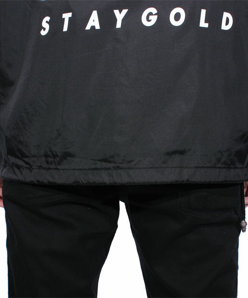 ８(eight)（エイト）の「ロゴ コーチジャケット ナイロンジャケット（ナイロンジャケット・メンズ・ブラック/ネイビー/カーキ/ワイン・MEDIUM/LARGE/X-LARGE）」の6枚目の写真