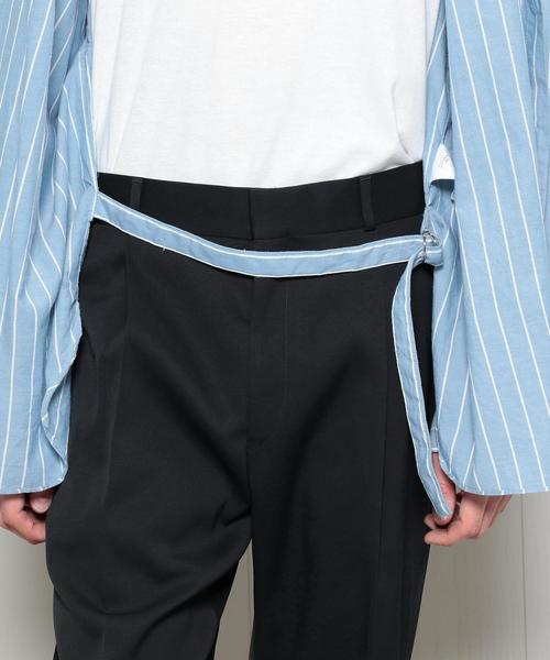 UNUSED（アンユーズド）の「＜UNUSED＞STRIPE WIDE SHIRT/ｼｬﾂ