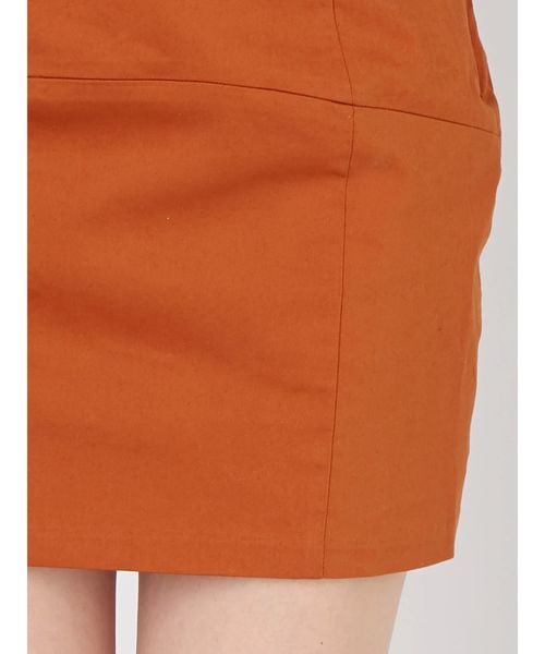 EMODA（エモダ）の「カーブセンターラインミニスカート（スカート・レディース・ブラック/オレンジ/その他1・SMALL/MEDIUM）」の13枚目の写真