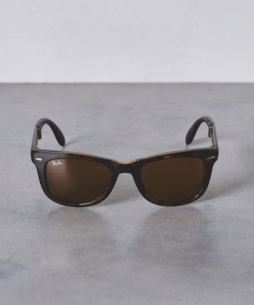Ray-Ban（レイバン）の「＜Ray-Ban(レイバン)＞ WAYFARER FOLD4105/50 サングラス◆（サングラス・レディース・ブラック/ブラウン・FREE）」の2枚目の写真