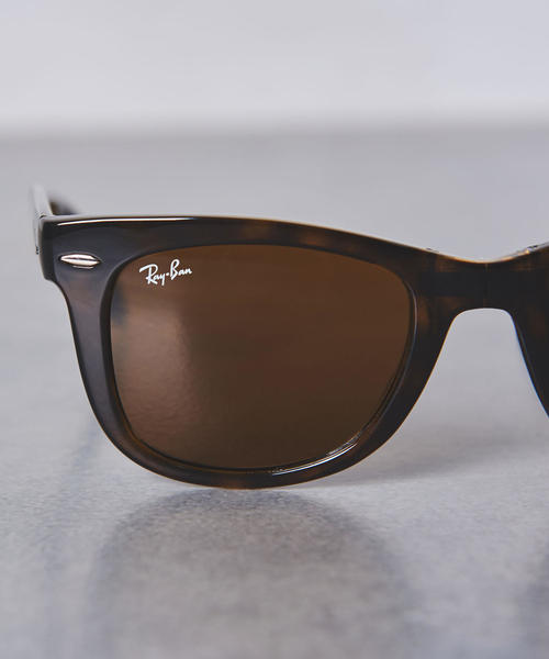 Ray-Ban（レイバン）の「＜Ray-Ban(レイバン)＞ WAYFARER FOLD4105/50 サングラス◆（サングラス・レディース・ブラック/ブラウン・FREE）」の6枚目の写真