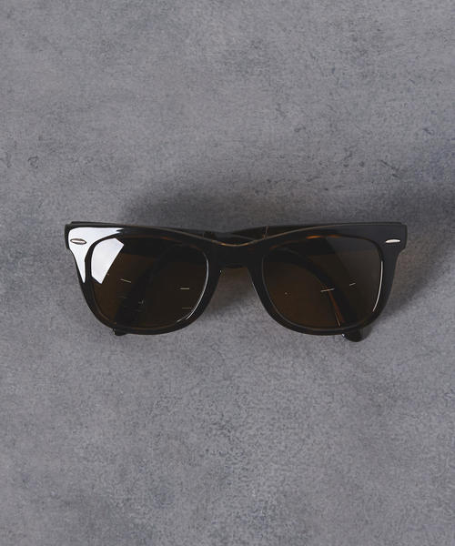 Ray-Ban（レイバン）の「＜Ray-Ban(レイバン)＞ WAYFARER FOLD4105/50 サングラス◆（サングラス・レディース・ブラック/ブラウン・FREE）」の7枚目の写真