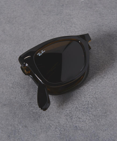 Ray-Ban（レイバン）の「＜Ray-Ban(レイバン)＞ WAYFARER FOLD4105/50 サングラス◆（サングラス・レディース・ブラック/ブラウン・FREE）」の8枚目の写真